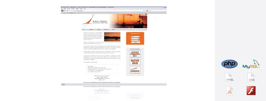 Sito web Sail 2 Sail