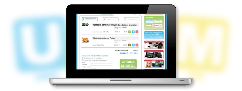 Sito web UAAM e-commerce